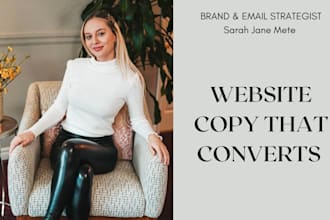 write SEO website copy or content that converts