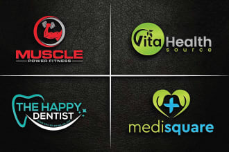 do fitness medical wellness health dental nutrition clinic beauty spa yoga logo