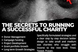 share the secrets of running a successful charity