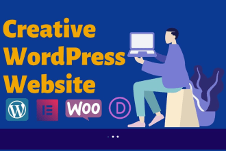 setup modern wordpress website design or blog design
