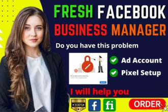 create fresh facebook business manager and ads account