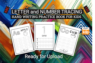 provide handwriting letter number tracing worksheet for kids