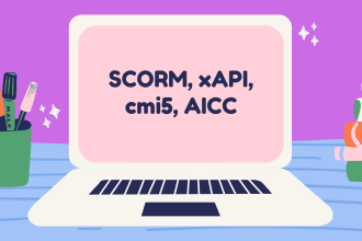 build elearning course and share in scorm
