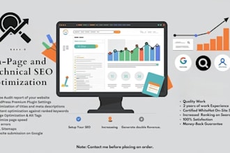 do wordpress website technical and indepth onpage SEO optimization