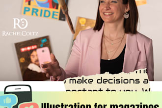 create illustrations for articles and magazines