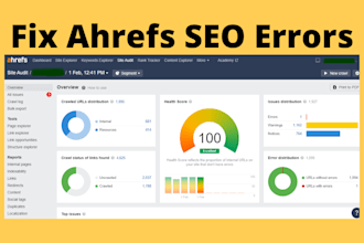 fix ahrefs site audit SEO errors or issues