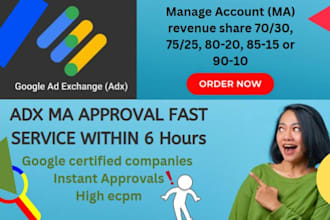 provide fast ma adx approval from google certified companies