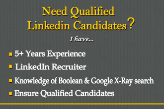 source and recruit perfect candidates using linkedin