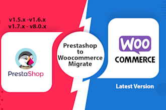migrate all prestashop data to woocommerce seamlessly
