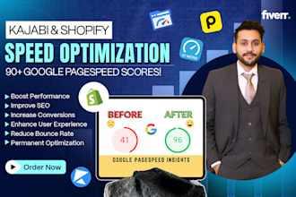 optimize kajabi shopify speed for fast pagespeed gtmetrix scores