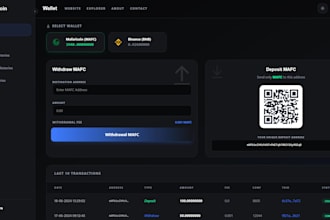 create your own crypto currency webwallet