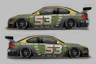 do itasha car wrap, racing car wrap, car wrap and livery car wrap design