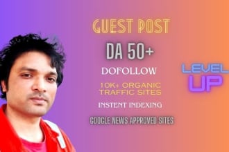 build quality SEO backlinks guest post dofollow links