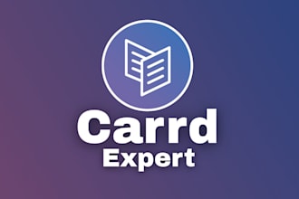 be your carrd expert for carrd landing page, carrd website