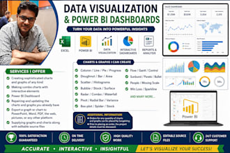 create professional charts, graphs and data dashboards