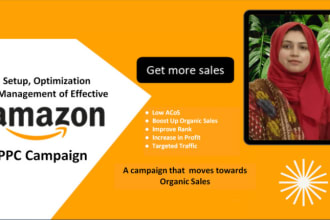 setup amazon fba PPC campaign, amazon PPC management optimization sponsored ads