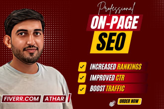 do on page SEO of your website