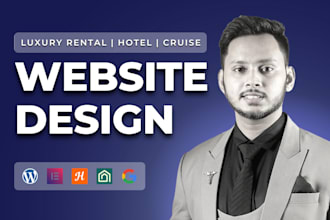 build luxury vacation rental, cruise, yacht, jet ski, rv, hotel booking website