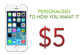 create you a iPhone Android suitable app