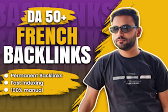 provide french link building with high da dofollow french SEO backlinks