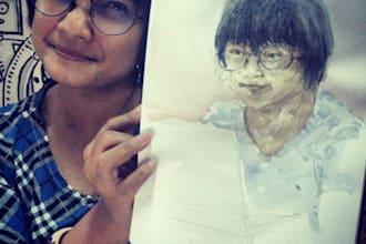 sketch your photo to hand drawn illustration