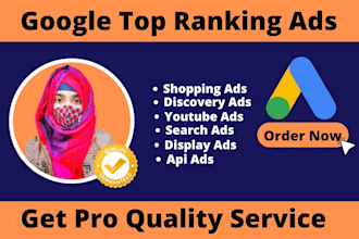 be your google ads, adwords PPC campaign, and optimization