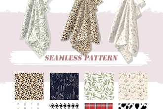 design floral, repeat pattern, geometric or textile