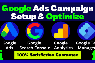 setup audit and manage effective google bing ads campaigns