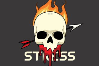 draw a skull vector illustration