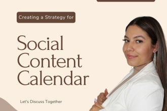 create a content calendar for scheduled posts