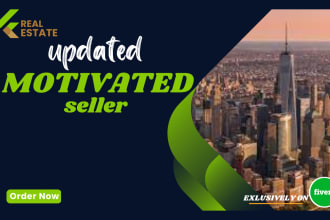 provide real estate motivated seller leads with skip tracing