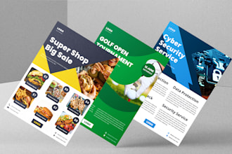 design flyers posters brochures for your business