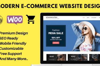 build modern ecommerce online store for your business
