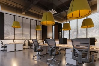 do home and office interior design and rendering in 3d