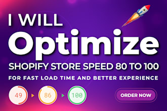 do shopify speed optimization and increase shopify score