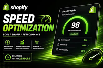 shopify speed optimization and increase shopify performance