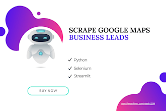scrape google map business leads
