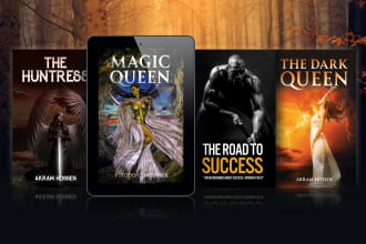 do fantasy, sci fi, fiction, horror book cover design or ebook for amazon kdp