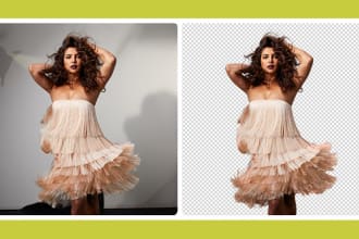 photoshop image editing, hair mask, layer masking services