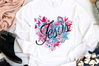 create custom graphic trendy typography t shirt design
