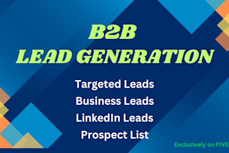 boost your business with generate targeted leads