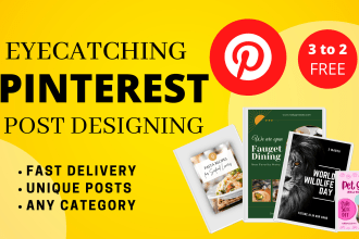 design creative pinterest pins to grow the impression