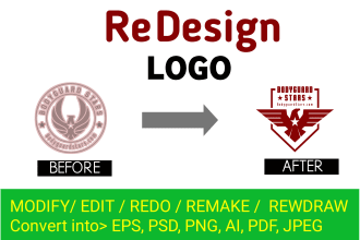 modify refresh alter revamp amend update or tweak your logo
