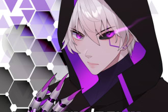 draw book cover with manhwa anime webtoon style