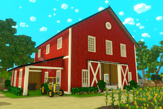 design 3d voxel art for the sandbox