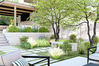 design your front or back yard, patio, garden, landscapes