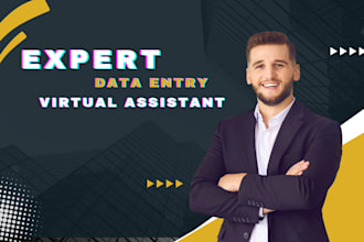 be your freelance data entry work on excel or other and VA