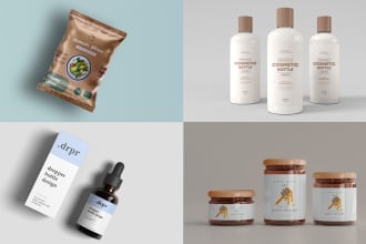do professional product package and label designs
