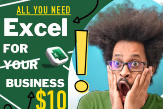 build your custom excel spreadsheet for you or your business
