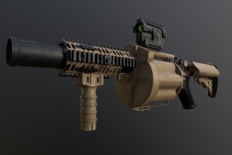 do your game asset, prop, weapon and hard surface